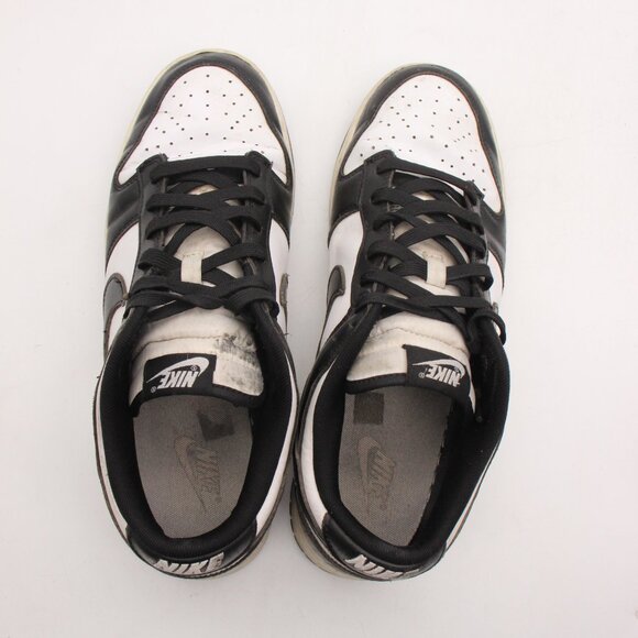 Nike Dunk Low Panda Black White Men\'s Size 10.5 Lace Up Athletic Casual Sneakers